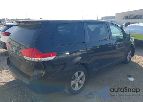 2012 Toyota Sienna Le 8 Passenger из США, поврежденный, VIN 5TDKA3DC1CS013790
